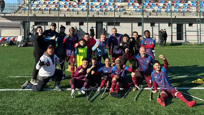 Trabzon Ampute Futbol Takımı, İzmir'i 7-0 Mağlup Etti