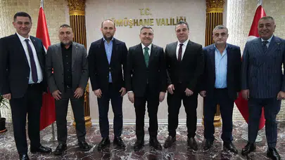 Trabzonspor'dan Gümüşhane Valisi Atay'a Başarı ve Dostluk Mesajı!