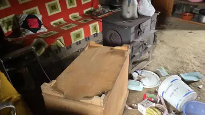 Kış Uykusundan Uyanan Ayılar, Yayla Evlerine Saldırarak Zarar Verdi!