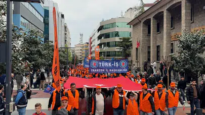 Trabzon'da 1 Mayıs İşçi Bayramı Coşkuyla Kutlandı!
