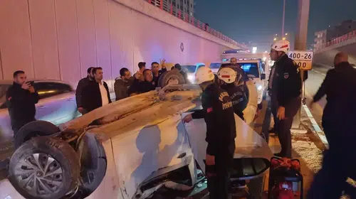 Şanlıurfa'da Baba ve İki Çocuğu Trafik Kazasında Yaralandı