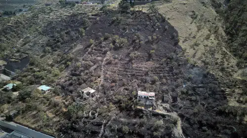 Talas'ta yangın, közleme faciası! Tarım arazileri zarar gördü