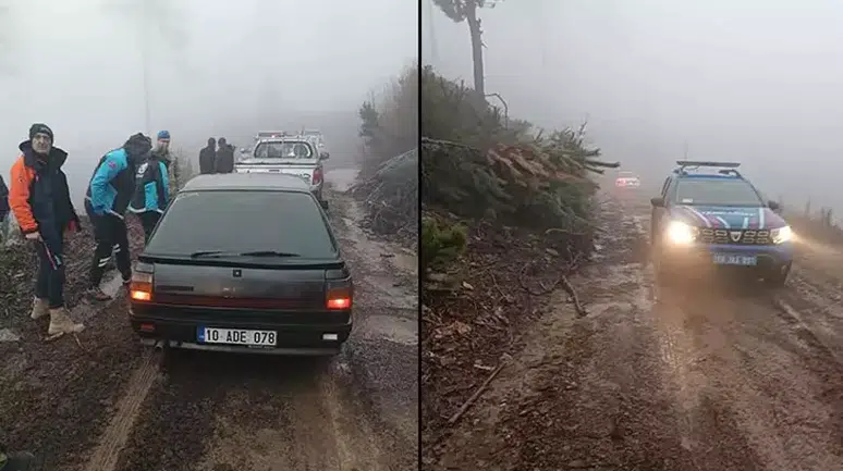 Edremit'te Kaybolan 3 Kişi 12,5 Saatlik Arama Sonucu Sağ Bulundu