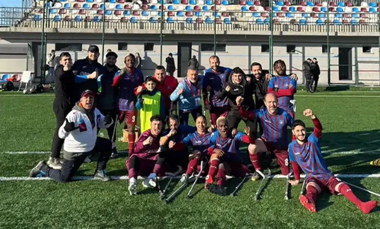 Trabzon Ampute Futbol Takımı, İzmir'i 7-0 Mağlup Etti