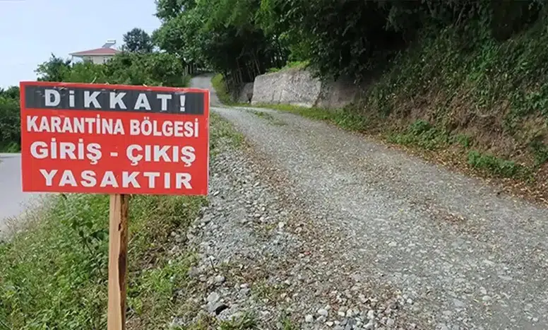 Araklı'da Şap Hastalığına Karşı 10 Km'lik Karantina Başlatıldı
