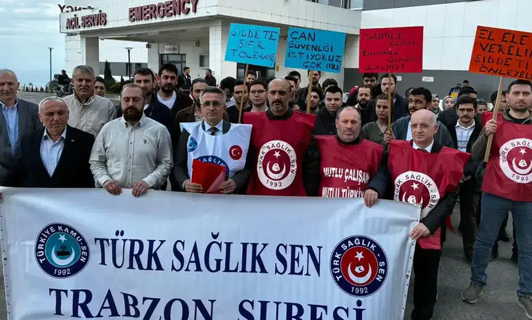 KTÜ Farabi Hastanesi'nde Saldırı: Sağlık Çalışanları Önlem İstedi!