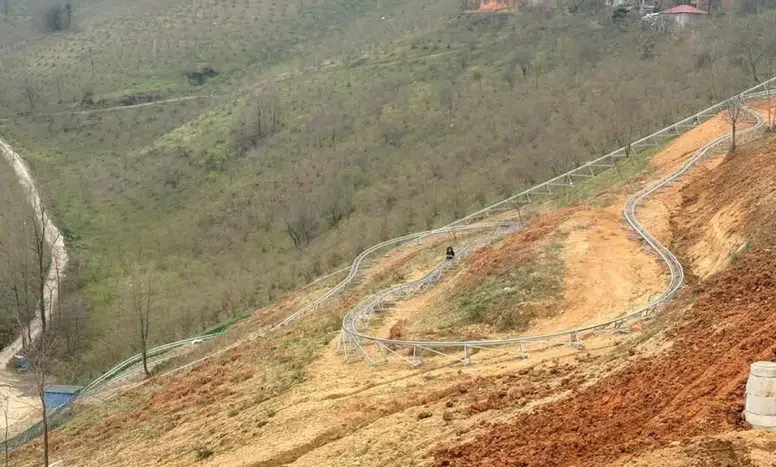 Trabzon'da Dağ Kızağı Projesi Açılışı Kurban Bayramı'na Sarktı