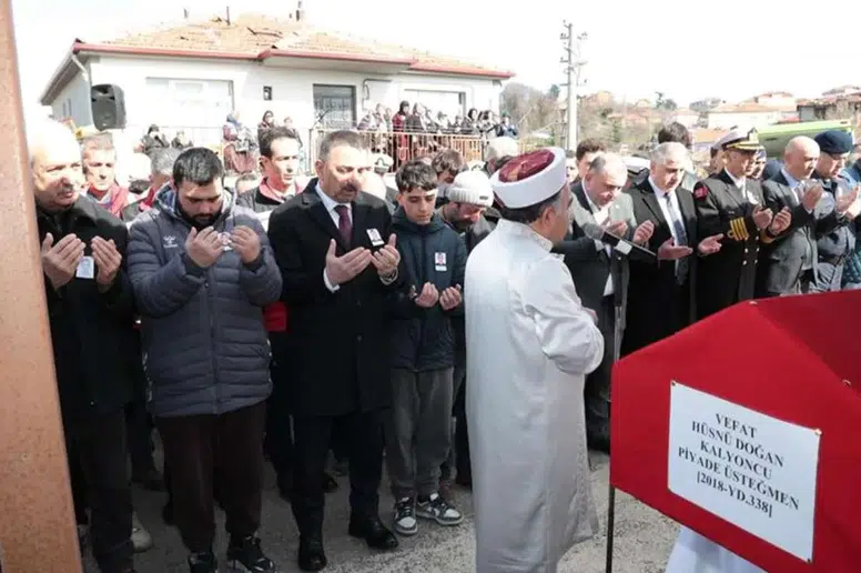 Kahramanmaraşlı Piyade Üsteğmen Kalyoncu, Son Yolculuğuna Uğurlandı