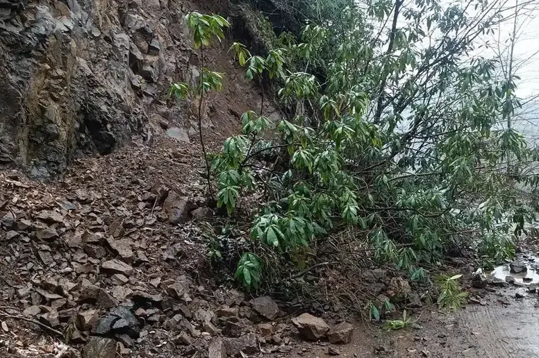 Trabzon'da Meydana Gelen Heyelan Nedeniyle Yol Ulaşımına Kapatıldı