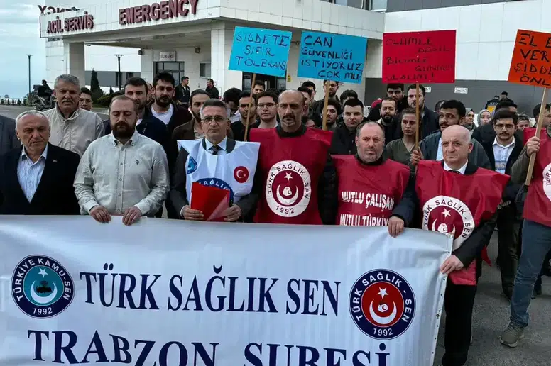 KTÜ Farabi Hastanesi'nde Saldırı: Sağlık Çalışanları Önlem İstedi!