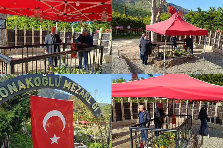 Volkan Konak’ın Anıt Mezarı Kurban Bayramı’na Yetiştiriliyor