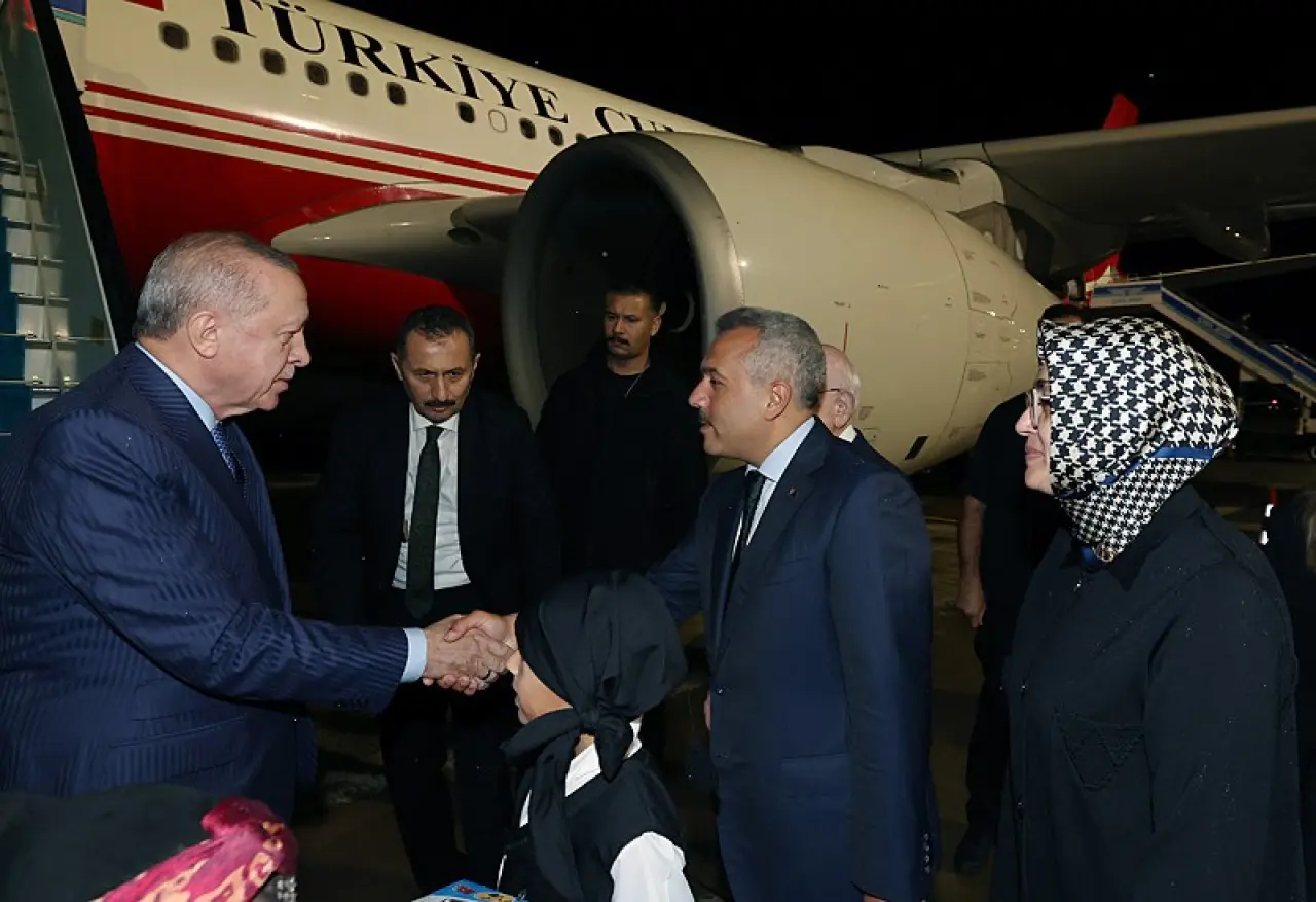 Cumhurbaşkanı Erdoğan Rize'ye geldi
